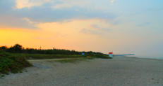 Abendstimmung am Damper Sandstrand